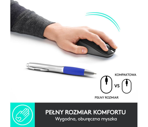 LOGITECH M190 Charcoal - 591048 - zdjęcie 7